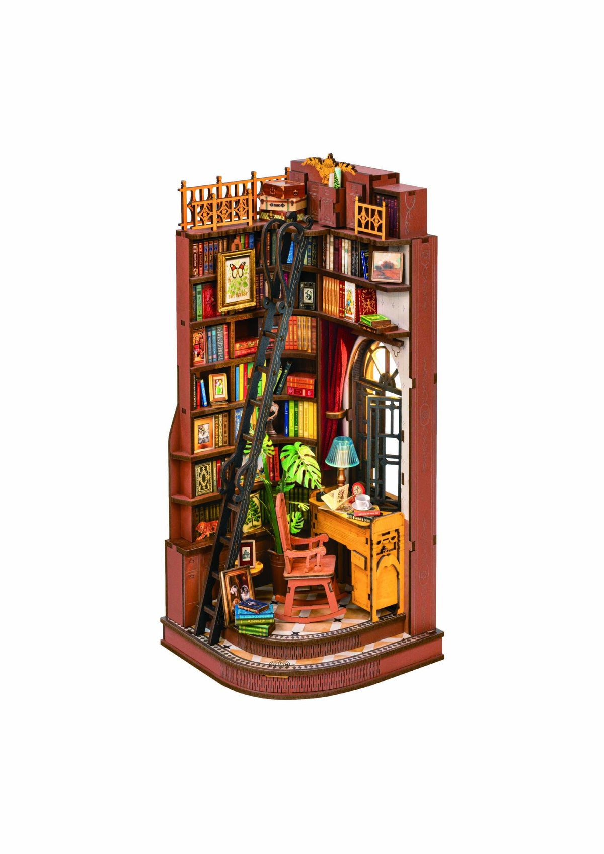 Rolife Silent Corner Study DIY Book Nook
