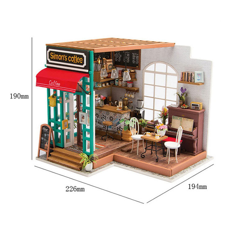 Rolife Simon’s Coffee DIY Miniature house