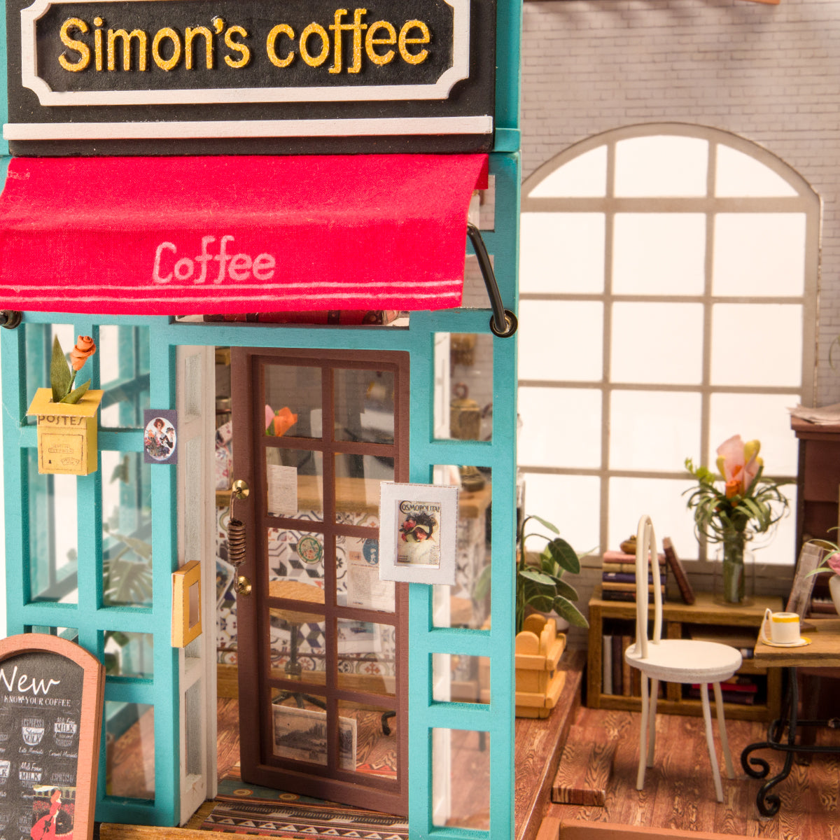 Rolife Simon’s Coffee DIY Miniature house