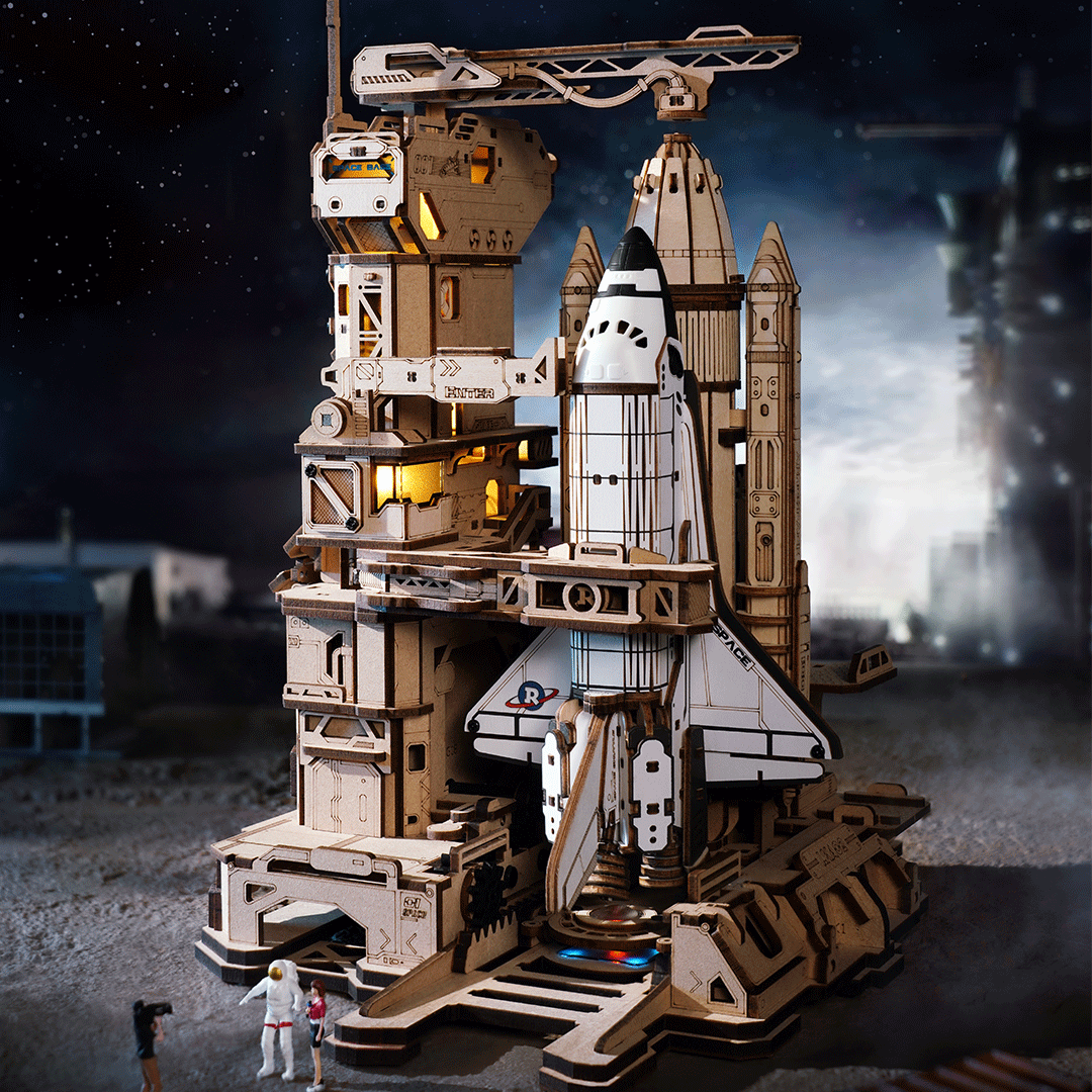 ROKR Space Shuttle 3D Wooden Puzzle