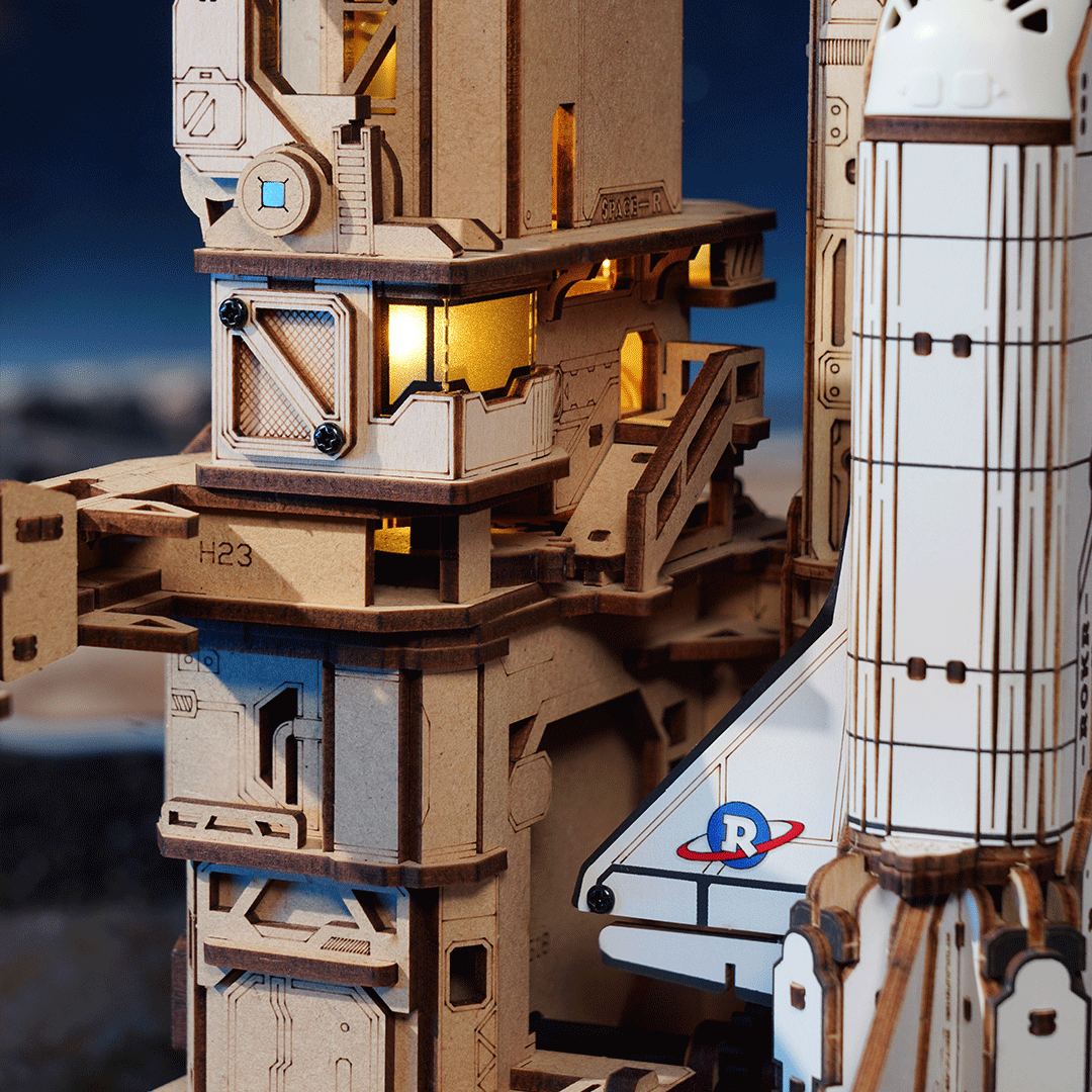 ROKR Space Shuttle 3D Wooden Puzzle
