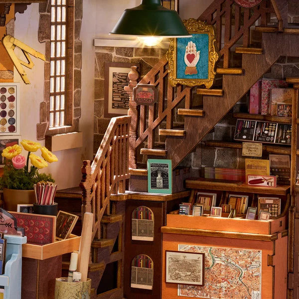 Rolife Wisdom Stationery Shop DIY Book Nook