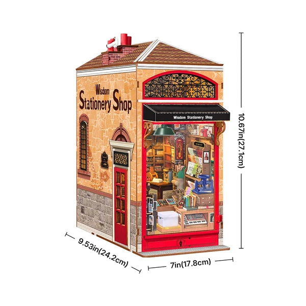 Rolife Wisdom Stationery Shop DIY Book Nook