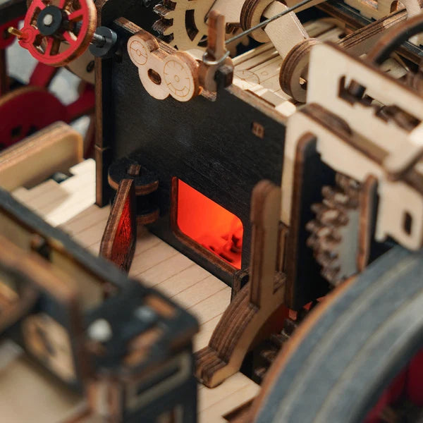 ROKR Steam Engine Mechanical 3D Wooden Puzzle