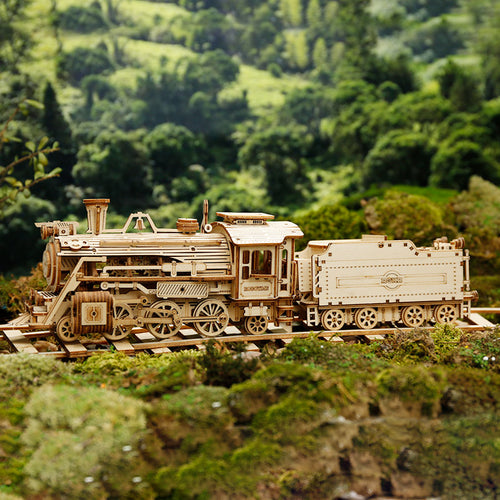 ROKR Prime Steam Express Train 3D Wooden Puzzle
