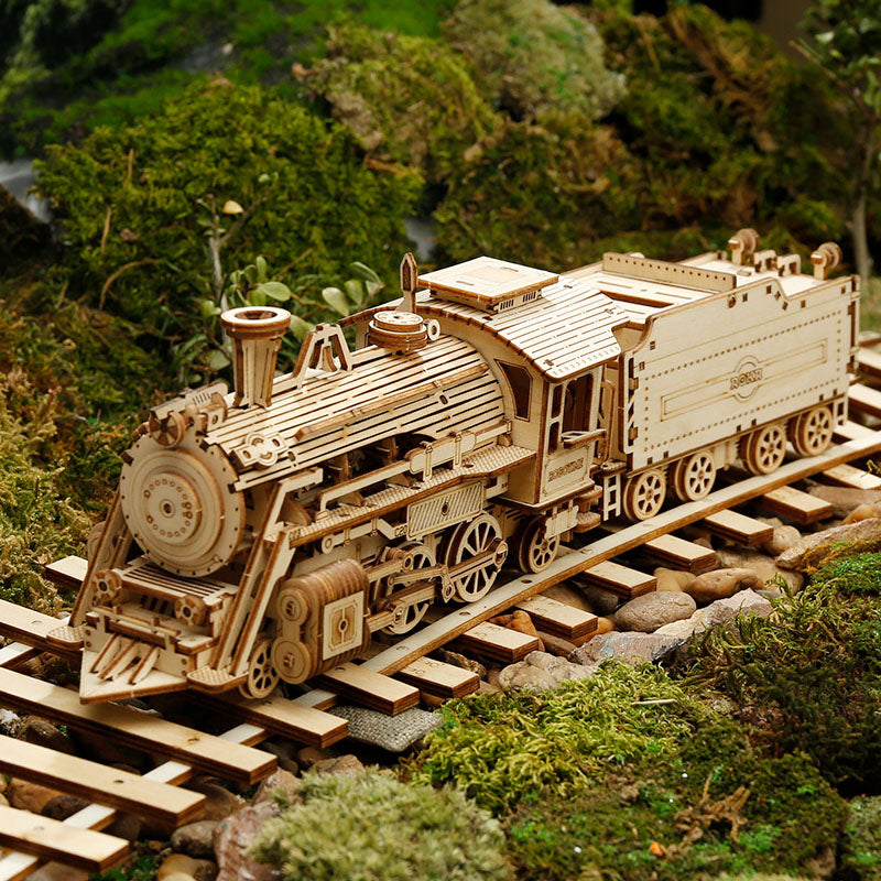 ROKR Prime Steam Express Train 3D Wooden Puzzle