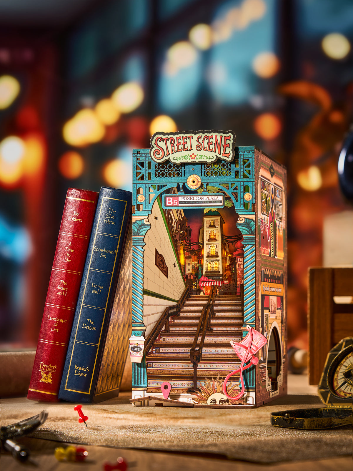 Rolife Street Scene DIY Book Nook