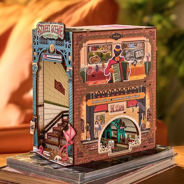 Rolife Street Scene DIY Book Nook