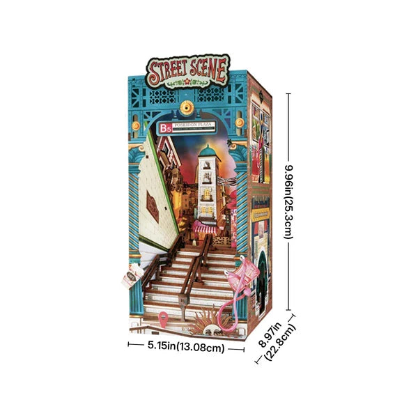 Rolife Street Scene DIY Book Nook