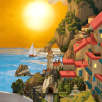 Rolife Sunset Isle DIY Book Nook