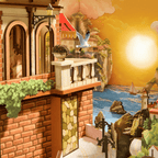 Rolife Sunset Isle DIY Book Nook