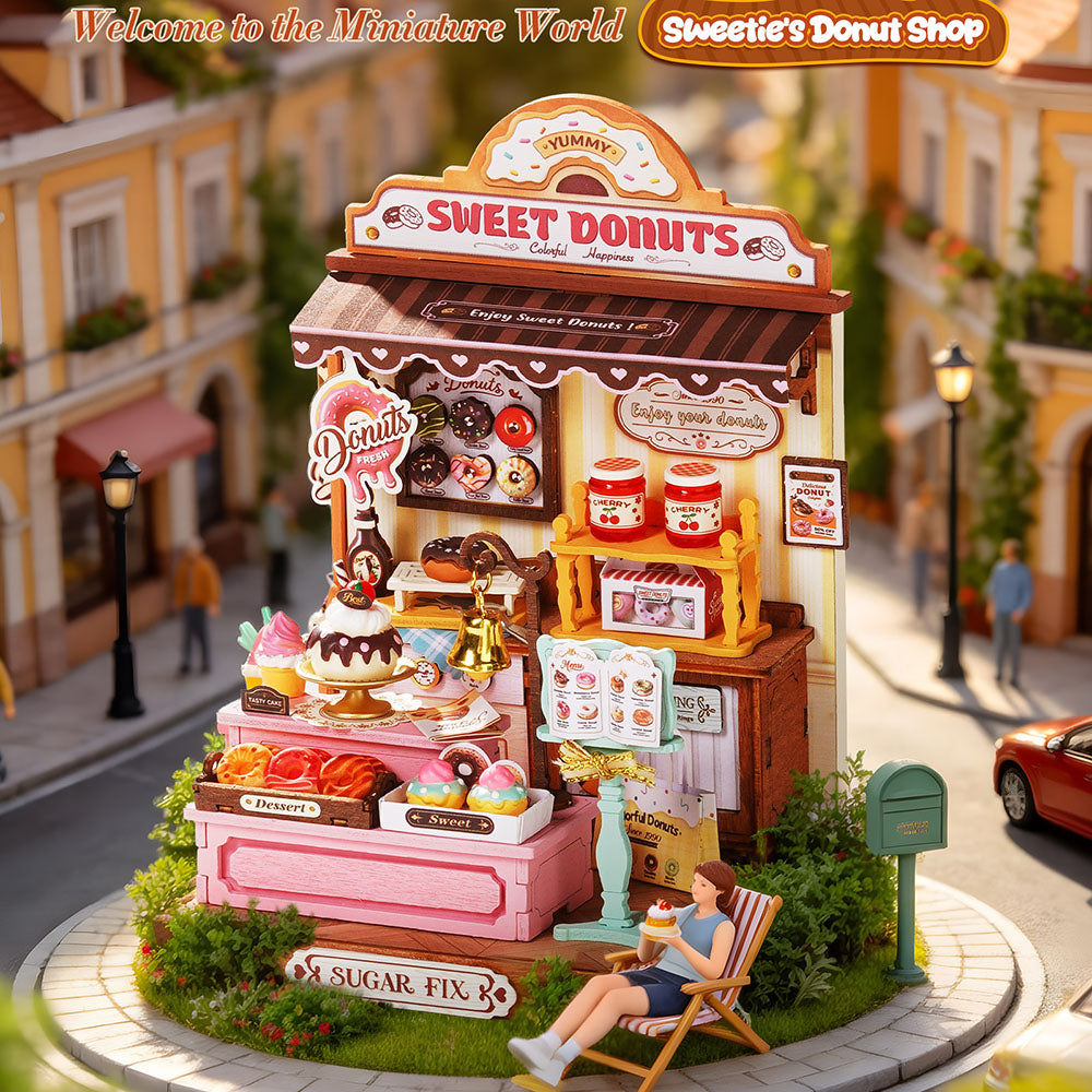 Rolife Sweetie's Donut Shop DIY Miniature House