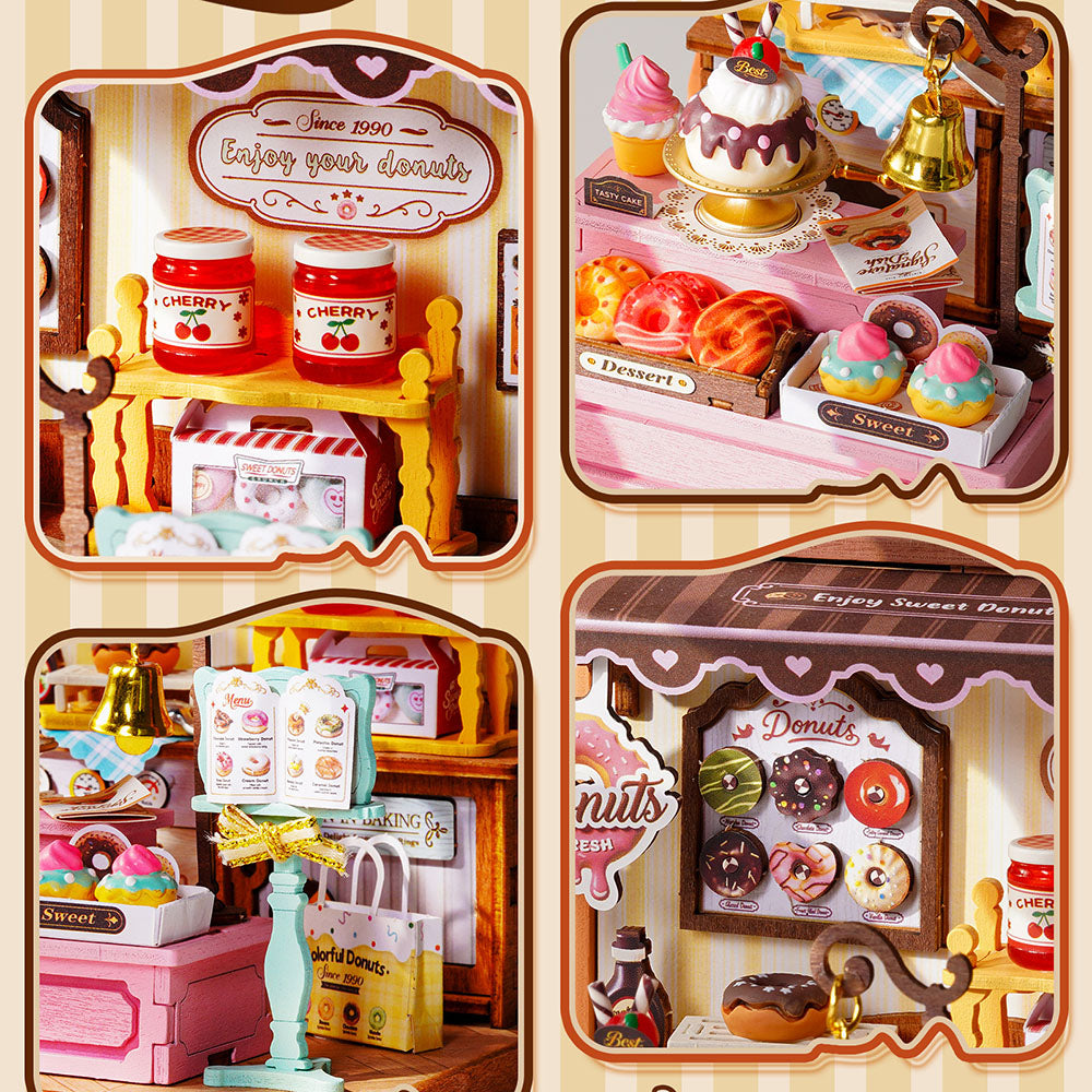 Rolife Sweetie's Donut Shop DIY Miniature House