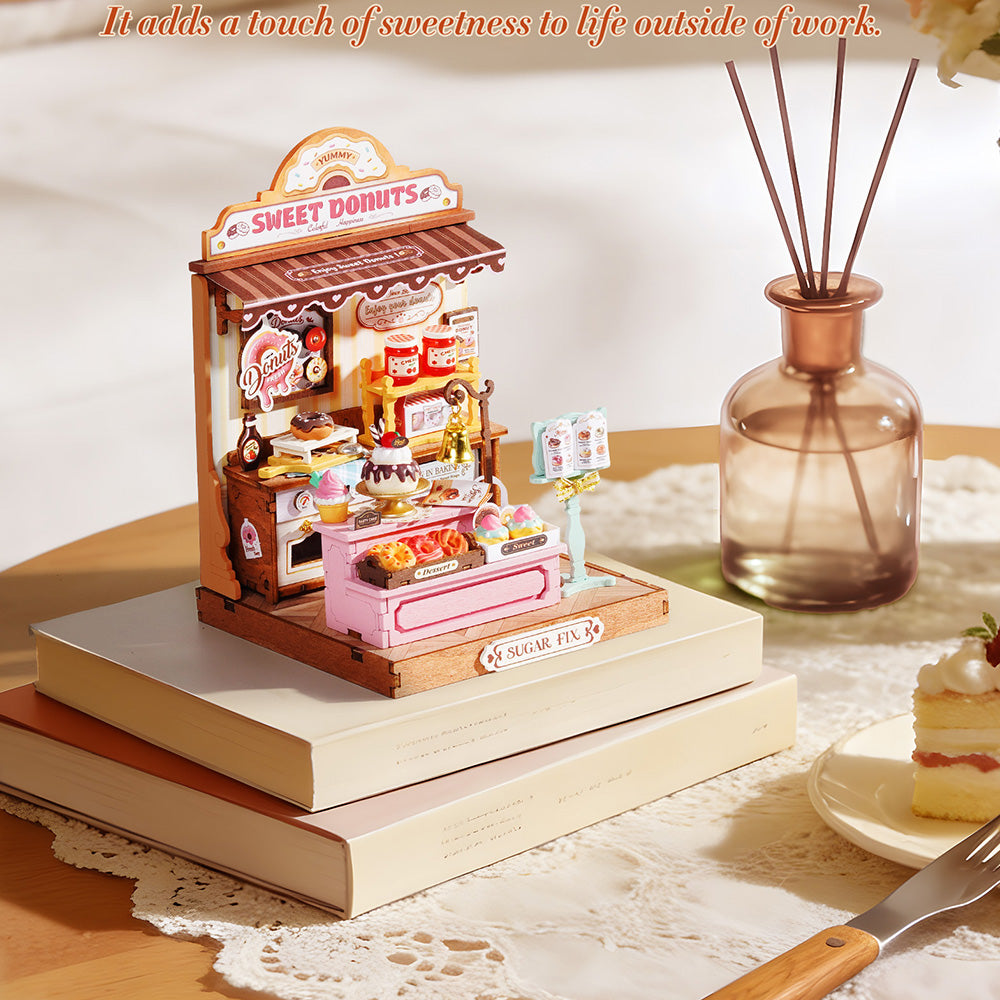 Rolife Sweetie's Donut Shop DIY Miniature House