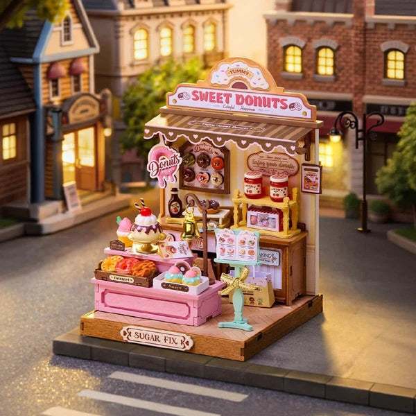 Rolife Sweetie's Donut Shop DIY Miniature House