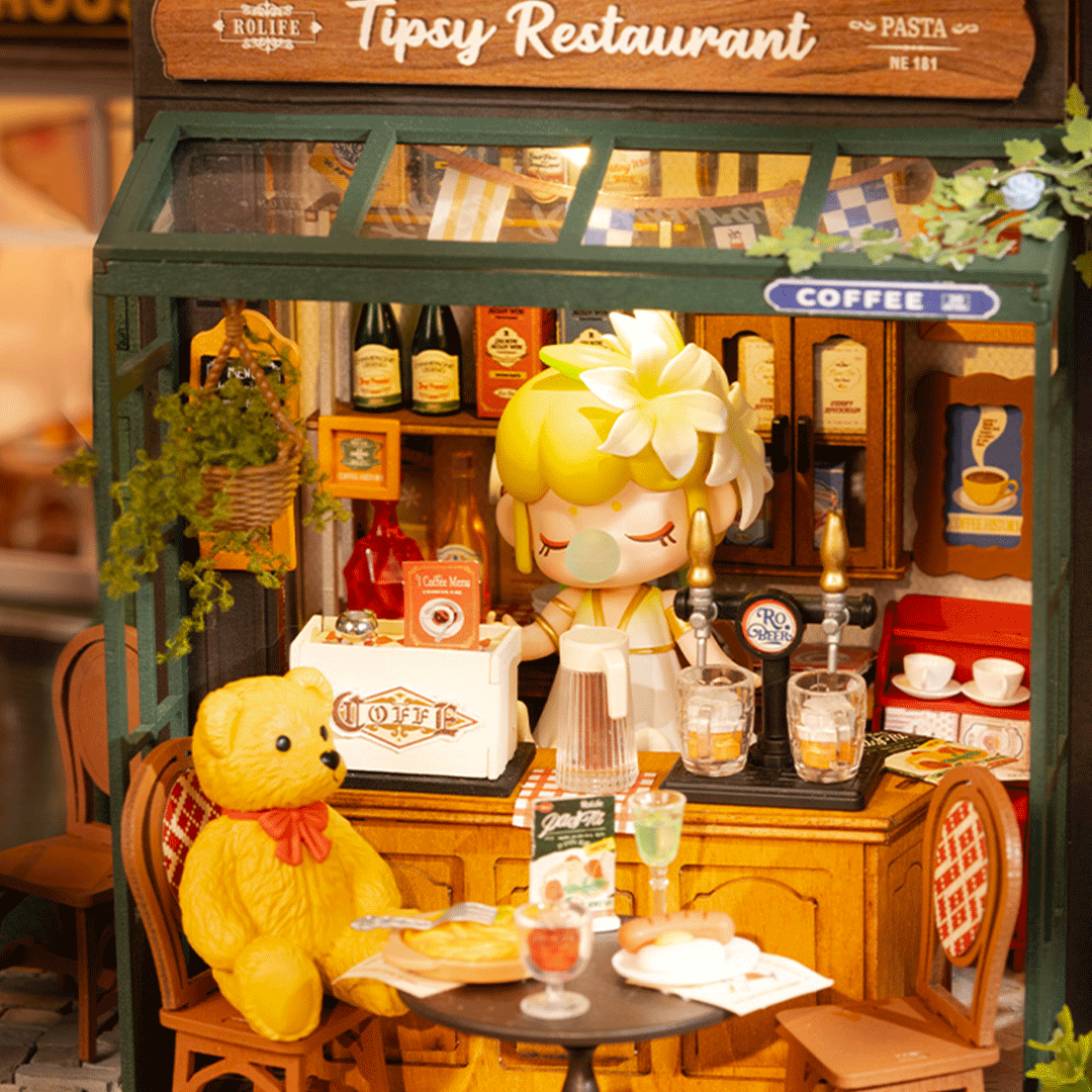 Rolife Tipsy Restaurant DIY Miniature House
