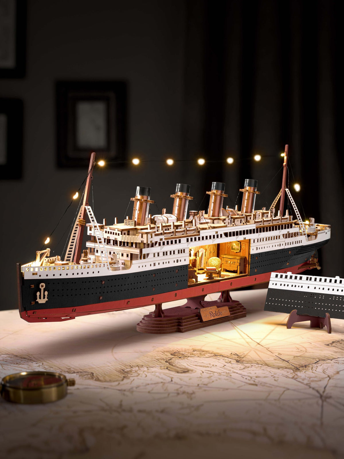 Rolife 1912·Eternal Atlantic Voyager 3D Wooden Puzzle