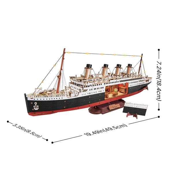 Rolife 1912·Eternal Atlantic Voyager 3D Wooden Puzzle