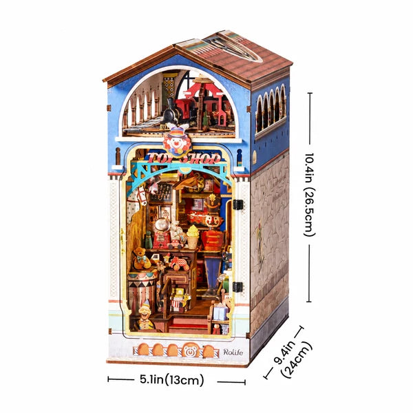 Rolife Treasure Toy Shop DIY Book Nook
