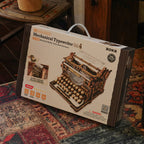 ROKR Mechanical Typewriter Wooden 3D Puzzle (Classic Version)