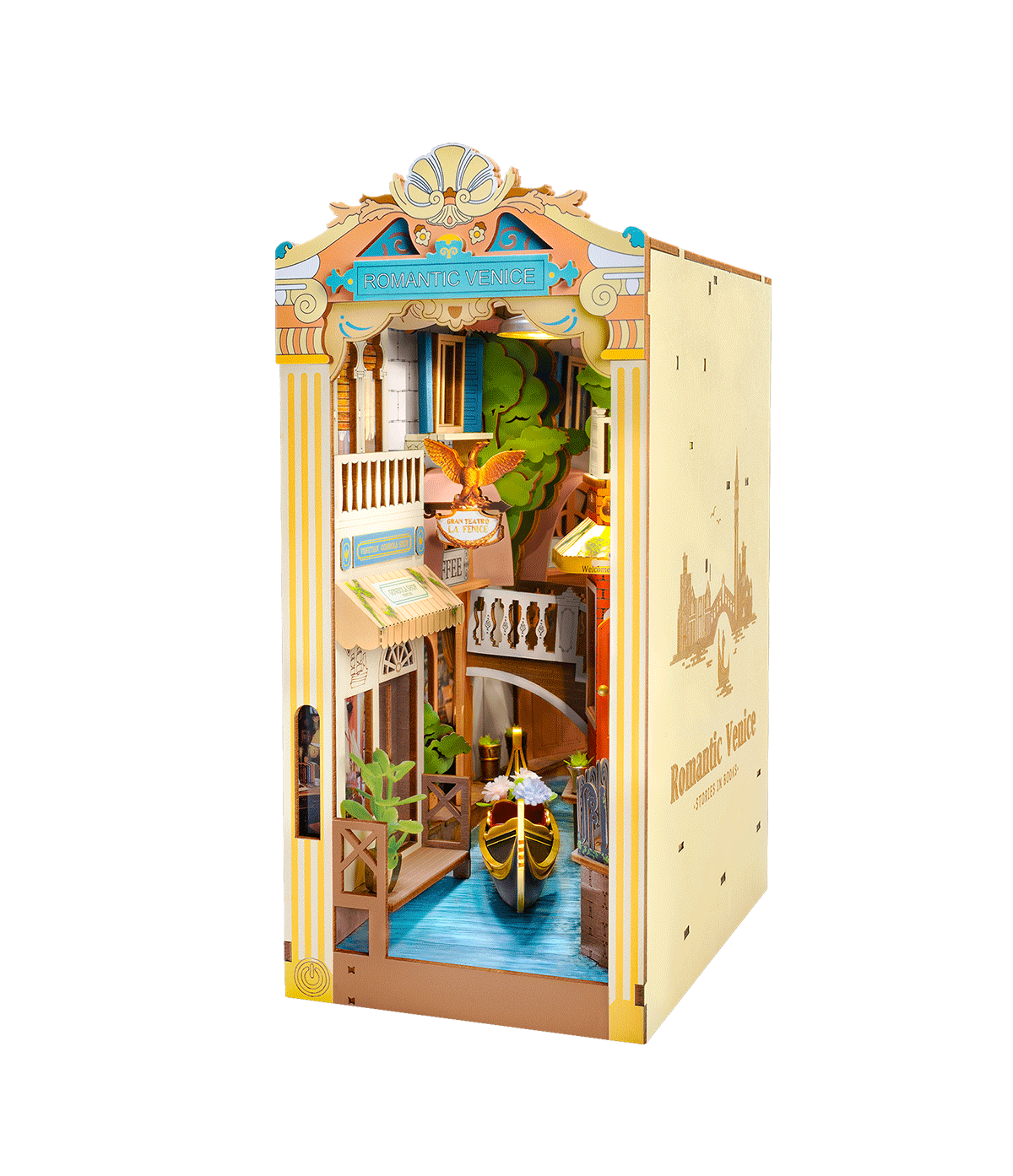Rolife Romantic Venice DIY Book Nook