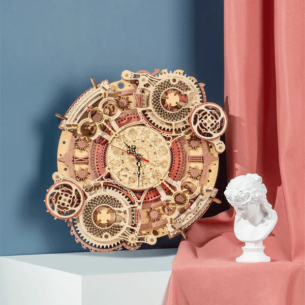 ROKR Zodiac Mechanical Wall Clock DIY